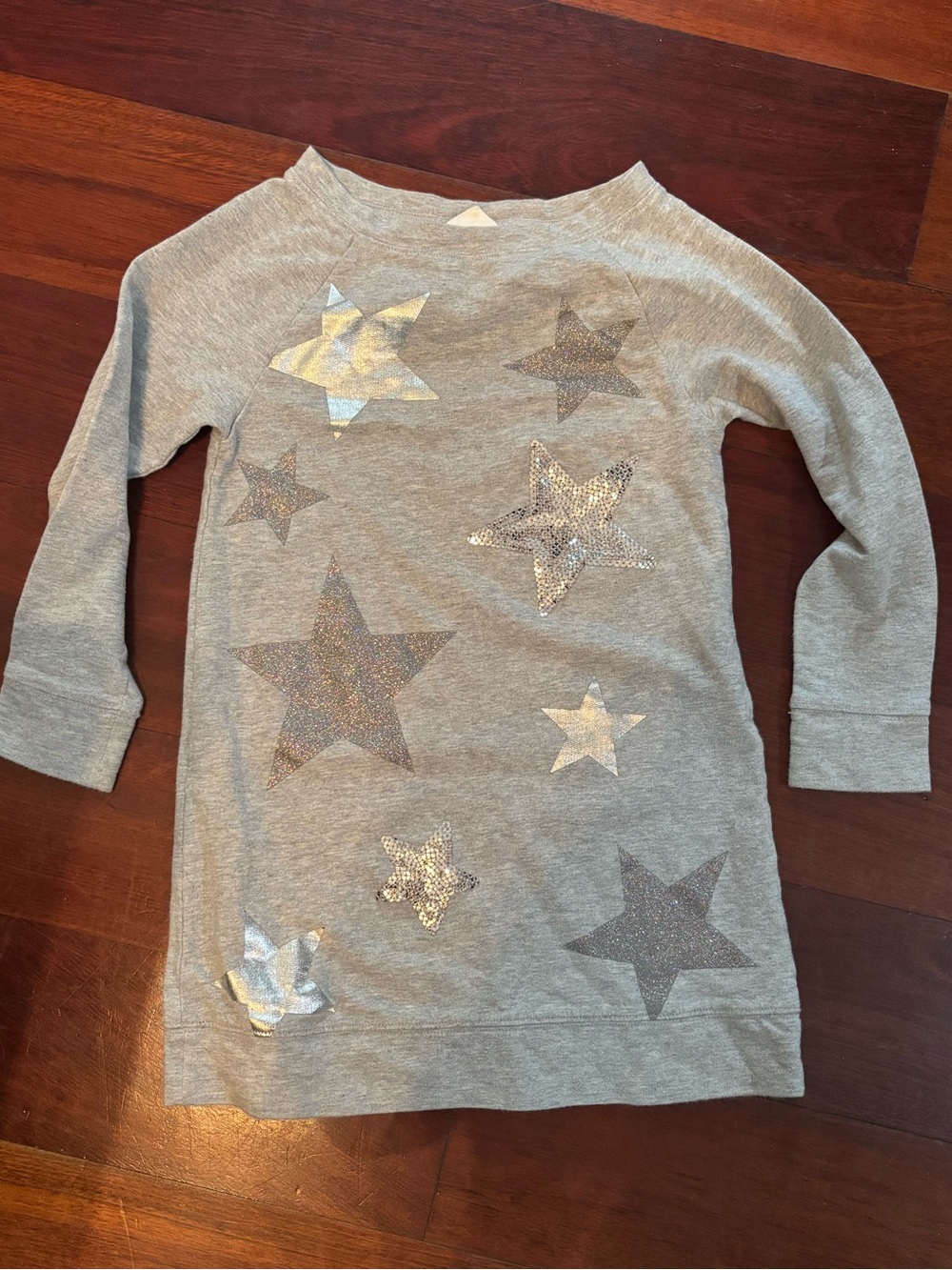 Crazy 8 Grey Dress with Silver Star Accents
